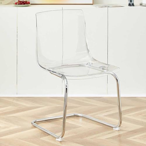 Esszimmerstühle aus Acryl, minimalistisches Design für modernes Esszimmer und Büro, 2er Set Esszimmerstühle aus Acryl, minimalistisches Design für modernes Esszimmer und Büro, 2er Set von Generisch