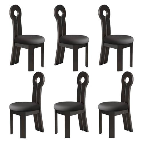 Esszimmerstühle aus Holz - Bequeme gepolsterte moderne Stühle mit einzigartiger Form und Rückenlehne für Küche und Wohnzimmer Esszimmerstühle aus Holz - Bequeme gepolsterte moderne Stühle mit einzigartiger Form und Rückenlehne für Küche und Wohnzimmer von Generisch