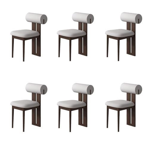 Esszimmerstühle aus Holz - Mid Century Moderne Polsterstühle mit ergonomischer Rückenlehne für Küche und Wohnzimmer Esszimmerstühle aus Holz - Mid Century Moderne Polsterstühle mit ergonomischer Rückenlehne für Küche und Wohnzimmer von Generisch