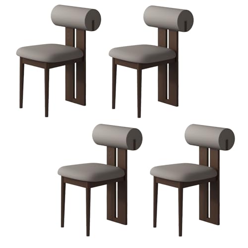 Esszimmerstühle aus Holz - Mid Century Moderne Polsterstühle mit ergonomischer Rückenlehne für Küche und Wohnzimmer Esszimmerstühle aus Holz - Mid Century Moderne Polsterstühle mit ergonomischer Rückenlehne für Küche und Wohnzimmer von Generisch
