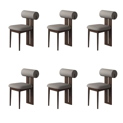Esszimmerstühle aus Holz - Mid Century Moderne Polsterstühle mit ergonomischer Rückenlehne für Küche und Wohnzimmer Esszimmerstühle aus Holz - Mid Century Moderne Polsterstühle mit ergonomischer Rückenlehne für Küche und Wohnzimmer von Generisch