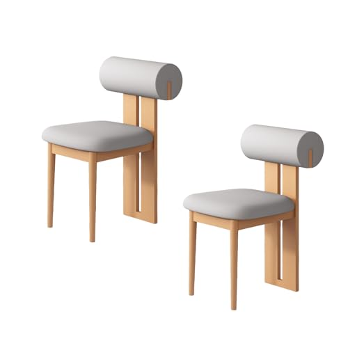 Esszimmerstühle aus Holz - Mid Century Moderne Polsterstühle mit ergonomischer Rückenlehne für Küche und Wohnzimmer Esszimmerstühle aus Holz - Mid Century Moderne Polsterstühle mit ergonomischer Rückenlehne für Küche und Wohnzimmer von Generisch