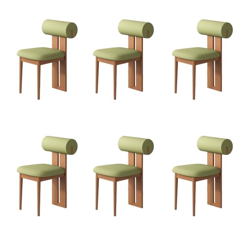 Esszimmerstühle aus Holz - Mid Century Moderne Polsterstühle mit ergonomischer Rückenlehne für Küche und Wohnzimmer Esszimmerstühle aus Holz - Mid Century Moderne Polsterstühle mit ergonomischer Rückenlehne für Küche und Wohnzimmer von Generisch