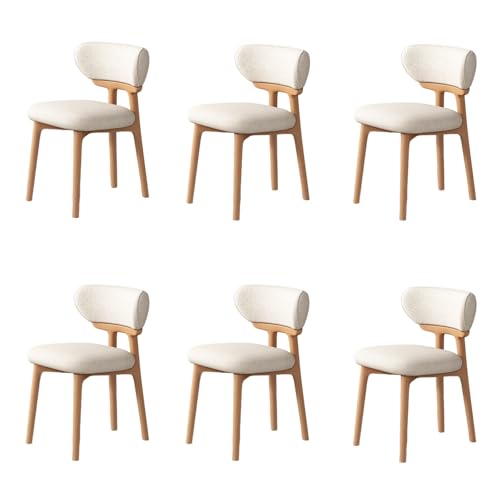 Esszimmerstühle aus Holz – Mitte des Jahrhunderts Moderne Polsterstühle mit bequemer Rückenlehne für Küche, Wohnzimmer, Esszimmer, pflegeleicht Esszimmerstühle aus Holz – Mitte des Jahrhunderts Moderne Polsterstühle mit bequemer Rückenlehne für Küche, Wohnzimmer, Esszimmer, pflegeleicht von Generisch