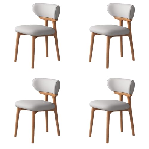 Esszimmerstühle aus Holz – Mitte des Jahrhunderts Moderne Polsterstühle mit bequemer Rückenlehne für Küche, Wohnzimmer, Esszimmer, pflegeleicht Esszimmerstühle aus Holz – Mitte des Jahrhunderts Moderne Polsterstühle mit bequemer Rückenlehne für Küche, Wohnzimmer, Esszimmer, pflegeleicht von Generisch