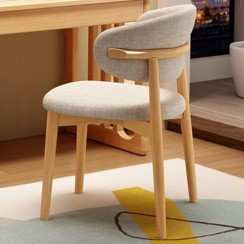 Esszimmerstühle aus Holz mit gepolsterter Sitzfläche, geschwungene Rückenlehne, Sessel, freies Design, stilvolle Holzakzentstühle für Wohnzimmer, Küche oder Esszimmer Esszimmerstühle aus Holz mit gepolsterter Sitzfläche, geschwungene Rückenlehne, Sessel, freies Design, stilvolle Holzakzentstühle für Wohnzimmer, Küche oder Esszimmer von Generisch