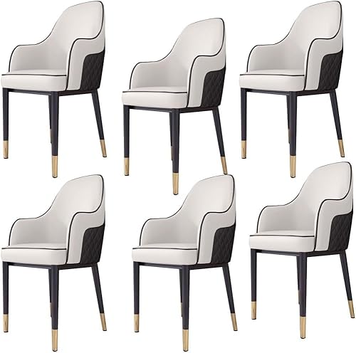 Esszimmerstühle aus PU-Leder, Karbonstahl-Metallbeine, bequeme Sitzgelegenheit für Zuhause, Küche, Wohnzimmer und gewerbliche Restaurants Esszimmerstühle aus PU-Leder, Karbonstahl-Metallbeine, bequeme Sitzgelegenheit für Zuhause, Küche, Wohnzimmer und gewerbliche Restaurants von Generisch