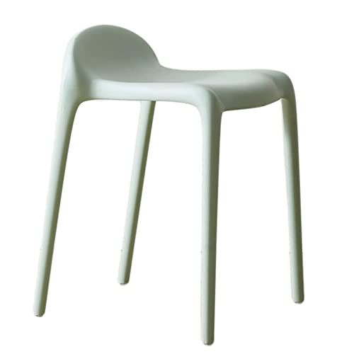 Esszimmerstühle – nordischer stapelbarer Küchenstuhl aus Kunststoff, für Zuhause, Wohnzimmer und Esszimmer, tragbares Design, zarte Handwerkskunst von Generisch