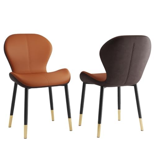 Esszimmerstuhl 2er Set - Gepolsterter Küchenstuhl mit Metallbeinen, Bequemes Modernes Design für Esszimmer von Generisch