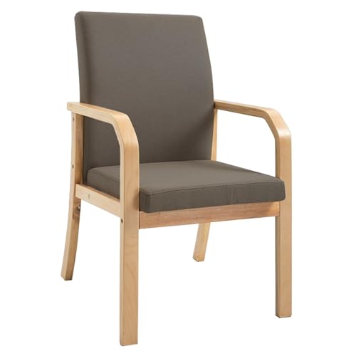 Esszimmerstuhl aus Stoff mit Armlehnen, Massivholzbeine, stilvolle Seitenstühle für Wohnzimmer und Küche, bequeme gepolsterte Sitzgelegenheit für Esszimmer, moderne Wohnkultur Esszimmerstuhl aus Stoff mit Armlehnen, Massivholzbeine, stilvolle Seitenstühle für Wohnzimmer und Küche, bequeme gepolsterte Sitzgelegenheit für Esszimmer, moderne Wohnkultur von Generisch