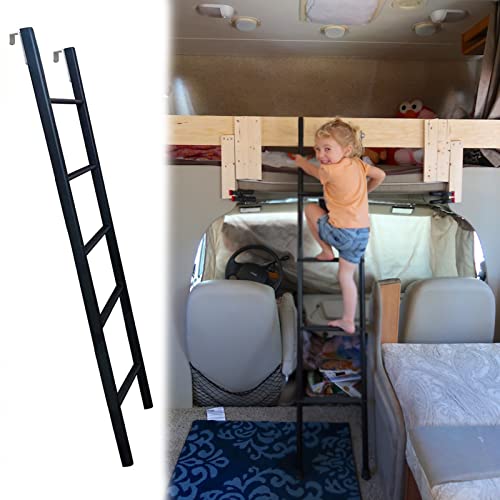 Etagenbettleiter – Bodenstehende Doppelbett-Seitenleiter für Wohnmobil, Wohnmobil oder Wohnmobil – 4 oder 5 Stufen, platzsparende Sicherheits-Trittleiter Etagenbettleiter – Bodenstehende Doppelbett-Seitenleiter für Wohnmobil, Wohnmobil oder Wohnmobil – 4 oder 5 Stufen, platzsparende Sicherheits-Trittleiter von Generisch