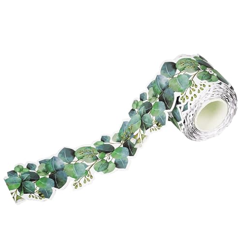 Eukalyptus Pinnwandbesatz, Pinnwandrand | Selbstklebende Tafel-Pflanzenblätter-Dekoraufkleber,Back to School-Zubehör für den College-Mittelschule-Highschool-Kindergarten Eukalyptus Pinnwandbesatz, Pinnwandrand | Selbstklebende Tafel-Pflanzenblätter-Dekoraufkleber,Back to School-Zubehör für den College-Mittelschule-Highschool-Kindergarten von Generisch