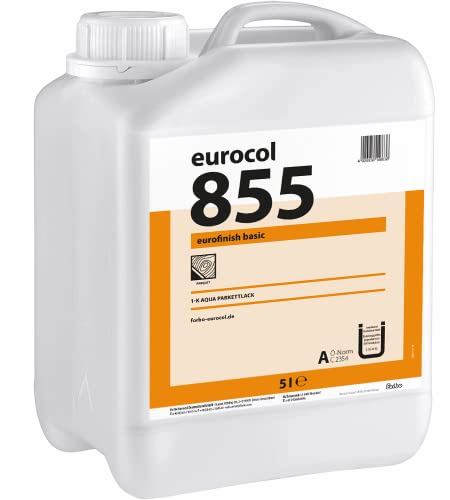 Eurocol 855 Parkettlack, Fußbodenlack Wasserbasis seidenmatt 5 l von Generisch