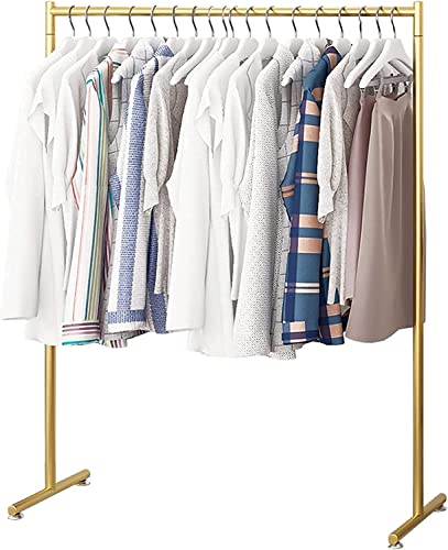 Exquisite Kleiderstange Schwerlast Kleiderständer Eisen Kunst Einpolig Bodenstehend Kleidung Display Rack Industrierohr Trockenständer Stange von Generisch