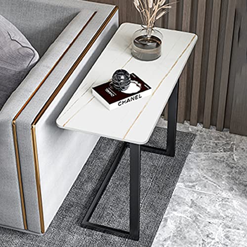 Extra breiter Beistelltisch in C-Form, schlankes Design mit Kunststein-Schreibtisch zur Aufbewahrung, ideal für Laptop, Kaffee, Snacks und Bücher Extra breiter Beistelltisch in C-Form, schlankes Design mit Kunststein-Schreibtisch zur Aufbewahrung, ideal für Laptop, Kaffee, Snacks und Bücher von Generisch