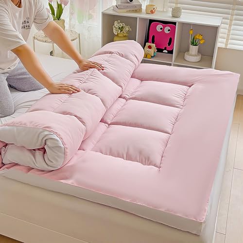 Extra dicke Matratzenauflage für Doppelbetten – flauschige, gesteppte Matratzenauflage für Doppel-, Queen-Size- und Kingsize-Betten – weiche Bettwäsche, Rosa, 200 x 220 cm – Komfort und Unterstützung Extra dicke Matratzenauflage für Doppelbetten – flauschige, gesteppte Matratzenauflage für Doppel-, Queen-Size- und Kingsize-Betten – weiche Bettwäsche, Rosa, 200 x 220 cm – Komfort und Unterstützung von Generisch