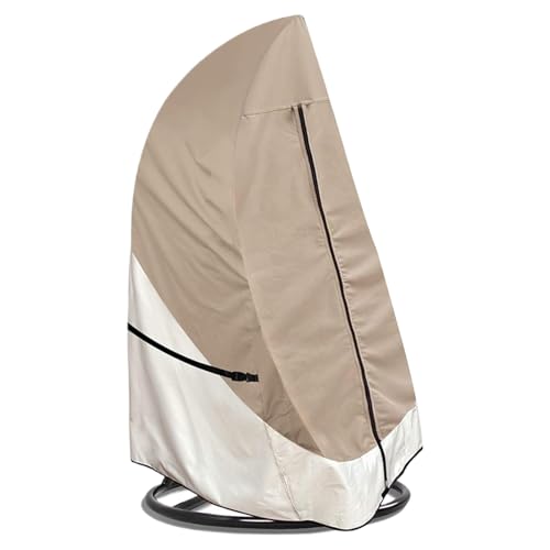 Extra große, wasserdichte Eierstuhl-Abdeckung, doppelter Hängeschaukelschutz, wiederverwendbar, staubdicht, für den Außenbereich, UV-beständige Eierstuhlabdeckung Extra große, wasserdichte Eierstuhl-Abdeckung, doppelter Hängeschaukelschutz, wiederverwendbar, staubdicht, für den Außenbereich, UV-beständige Eierstuhlabdeckung von Generisch