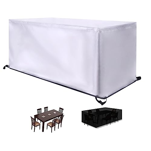 Extra große 400 x 320 x 85 cm wasserdichte Abdeckung für Terrassen-Sets, strapazierfähiges 420D-Oxford-Gewebe, winddicht und reißfest, Gartenmöbelabdeckung für Garten und Terrasse Extra große 400 x 320 x 85 cm wasserdichte Abdeckung für Terrassen-Sets, strapazierfähiges 420D-Oxford-Gewebe, winddicht und reißfest, Gartenmöbelabdeckung für Garten und Terrasse von Generisch