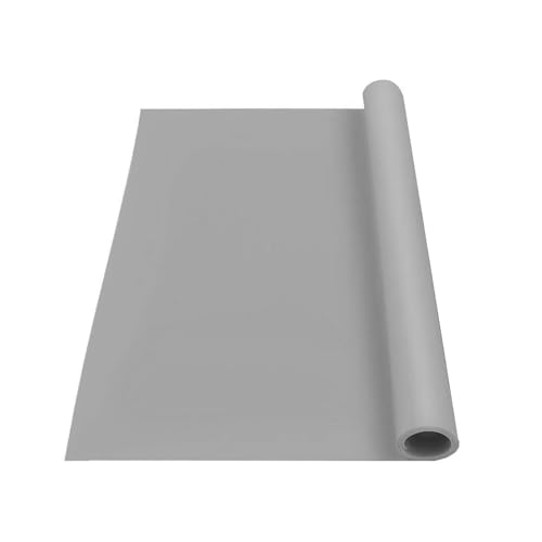 Extra große wasserdichte Küchenarbeitsplattenschutzmatte, rutschfestes, ölbeständiges Silikon-Tischset, Mehrzweck-Isolier-Tischmatte, Grau 60 x 50 cm von Generisch