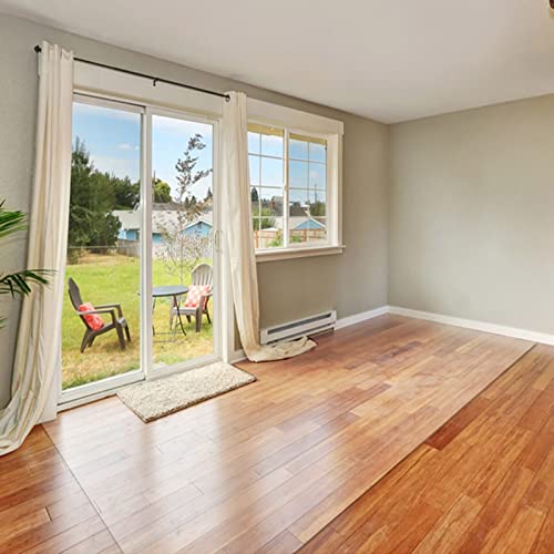 Extra großer transparenter Vinyl-Teppichschutz – robuste Bodenabdeckung für Holz und Laminat – Matte und Pad für Schlafzimmer, Balkon und Wohnzimmer – Hartbodenläufer von Generisch