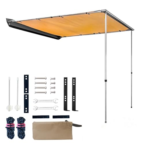 Fahrzeugmarkise, einziehbar, wasserdicht, Seitenmarkise für SUV/LKW/Van, Aluminiumkonstruktion, perfekt für Camping und Veranstaltungen im Freien Fahrzeugmarkise, einziehbar, wasserdicht, Seitenmarkise für SUV/LKW/Van, Aluminiumkonstruktion, perfekt für Camping und Veranstaltungen im Freien von Generisch