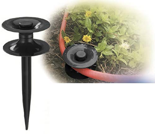 FairFox Schlauchführung I Umweltfreundlich aus 100% Recycel-Kunststoff I Umlenkrolle als Erdanker schützt Beete vor'm Gartenschlauch und hilft ihr Bewässerungssystem zu organisieren [1 Stk.] von FairFox