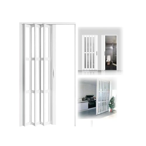 Faltbare Akkordeon-Tür, anpassbarer Raumteiler für Schrank, Badezimmer, Bücherregal und Küche, einfach zu installieren, 150 x 203 cm Faltbare Akkordeon-Tür, anpassbarer Raumteiler für Schrank, Badezimmer, Bücherregal und Küche, einfach zu installieren, 150 x 203 cm von Generisch