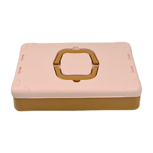 Faltbare Aufbewahrungsbox – tragbare Aufbewahrungsbox | Tragbare stapelbare Behälter mit Deckel und Griff | Haushalts-Organisationszubehör mit großer Kapazität, Cass von Generisch