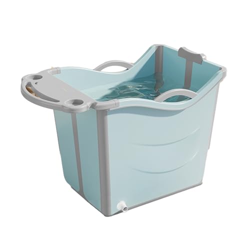 Faltbare Badewanne For Kinder, Nicht Aufblasbare Eis-Klappbadewannen, Tragbare, Duschkabinenwanne, For Schwitzen Und Dämpfen In Der Sauna Zu Hause(Blue) von Generisch