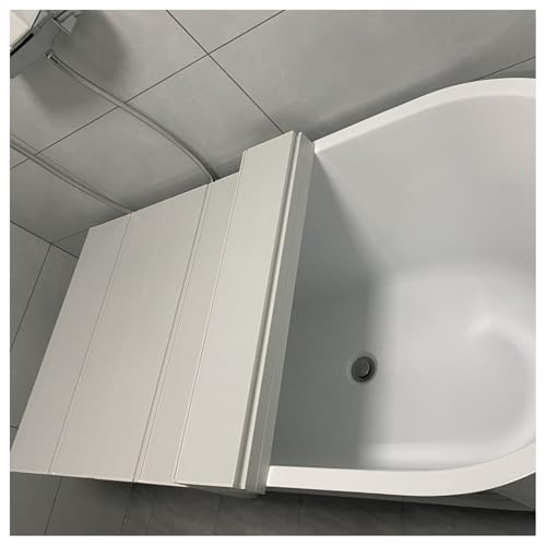 Faltbare Badewannenabdeckung, anpassbar, 1,2 cm dick, staubdichte Isolierplatte für Standard-Badewannen (70 x 135 cm), perfekte Badewannenablage für Schutz und Komfort von Generisch