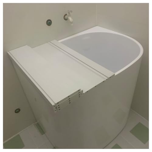 Faltbare Badewannenabdeckung, isolierende staubdichte Badematte mit Ablaufstopfen, universelle Passform für die meisten Badewannen, ideal für Entspannung und Spa-Erlebnis Faltbare Badewannenabdeckung, isolierende staubdichte Badematte mit Ablaufstopfen, universelle Passform für die meisten Badewannen, ideal für Entspannung und Spa-Erlebnis von Generisch