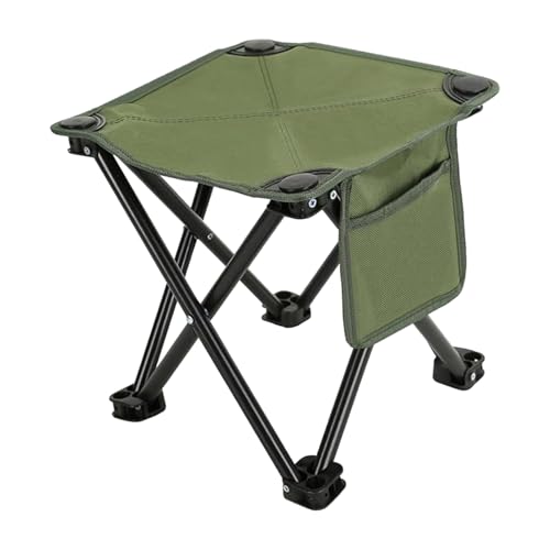 Faltbare Campinghocker, Oxford-Gewebe, leichte Sitze zum Angeln, schnelle Einrichtung, Camping mit Seitentaschen, rutschfeste Unterseite für , tragbarer Klappsitz, kompakter Outdoor-Stuhl Faltbare Campinghocker, Oxford-Gewebe, leichte Sitze zum Angeln, schnelle Einrichtung, Camping mit Seitentaschen, rutschfeste Unterseite für , tragbarer Klappsitz, kompakter Outdoor-Stuhl von Generisch