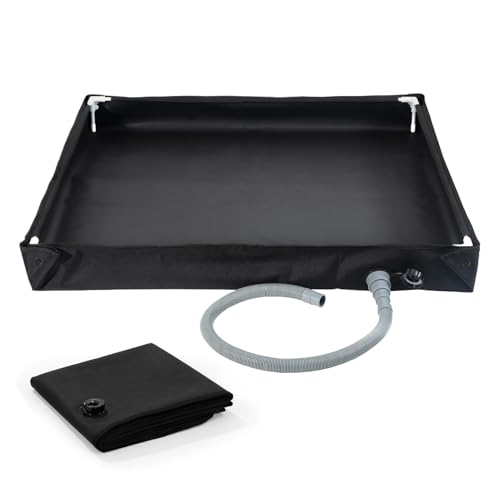 Faltbare Duschbasis 80x80cm Tragbares Mobiles Duschzelt Camping Duschbasis Große Dusche Camping Duschwanne mit abnehmbarem Abflussrohr Insektenabweisend und langlebig für Indoor Outdoor von Generisch