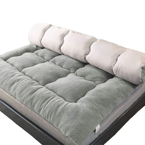Faltbare Futon-Matratze, verdicktes doppelseitiges Kissen für alle Jahreszeiten, weiches tragbares Tatami-Tagesbett, ideal für Einzel- und Doppelbetten, perfekt für einen angenehmen Schlaf Faltbare Futon-Matratze, verdicktes doppelseitiges Kissen für alle Jahreszeiten, weiches tragbares Tatami-Tagesbett, ideal für Einzel- und Doppelbetten, perfekt für einen angenehmen Schlaf von Generisch