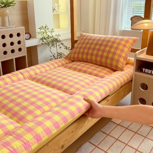 Faltbare Gittermatratze zum Mieten – Doppelbodenmatratze mit dickem Kissen für Studentenwohnheime von Generisch