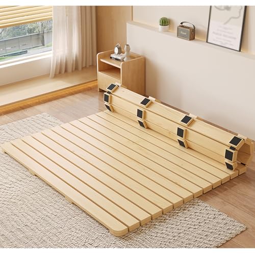 Faltbare Latten mit Anti-Rutsch-Pads – Holz-Bunkie-Bunkie-Brett für Doppel-/Queen-Size-Matratzen-Unterstützung von Generisch