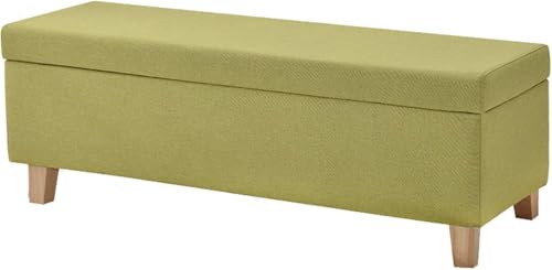 Faltbare Ottomane Aufbewahrungsbox mit abnehmbaren Deckeln, multifunktionaler Pouf Fußstütze und Sitz für Haus und Garten von Generisch