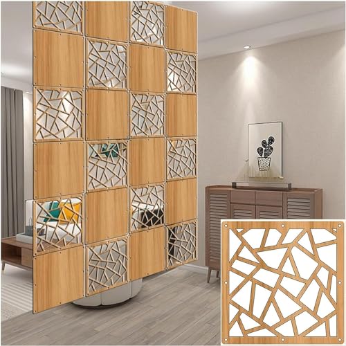 Faltbare Raumteiler-Paneele - 1-100 Stück DIY Holz-Kunststoff-Trennwand Vielseitiger Sichtschutz Trennwand für Home Office Events & Kreative Räume Faltbare Raumteiler-Paneele - 1-100 Stück DIY Holz-Kunststoff-Trennwand Vielseitiger Sichtschutz Trennwand für Home Office Events & Kreative Räume von Generisch