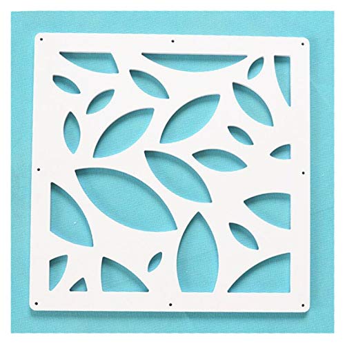 Faltbare Raumteiler-Paneele – 4 Stück, 29 x 29 cm, Wandtrennwand, dekorative faltbare Trennwand für Zuhause, Büro oder Studio – Farbe: X von Generisch