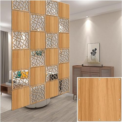 Faltbare Raumteiler-Paneele - Vielseitige DIY Holz-Kunststoff-Trennwände 1-100 Stück mit Zubehör Ideal für Home Office Events & Kreative Räume Faltbare Raumteiler-Paneele - Vielseitige DIY Holz-Kunststoff-Trennwände 1-100 Stück mit Zubehör Ideal für Home Office Events & Kreative Räume von Generisch