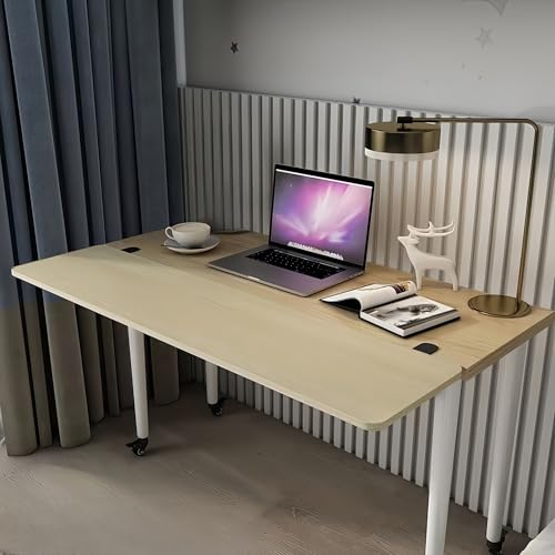 Faltbare Schreibtisch-Erweiterungsablage, Clip-On-Tastatur-Verlängerung, stanzfreies Design, platzsparende Schreibtischverlängerung für Zuhause und Büro (Khaki, 50 x 25 cm) von Generisch
