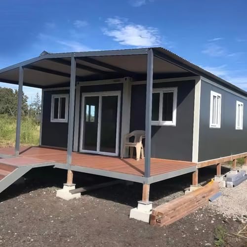 Faltbare erweiterbare Containerhütte – 6,4 m, isoliert, schnell zu installieren, Ferienhaus und Garten, Büro von Generisch