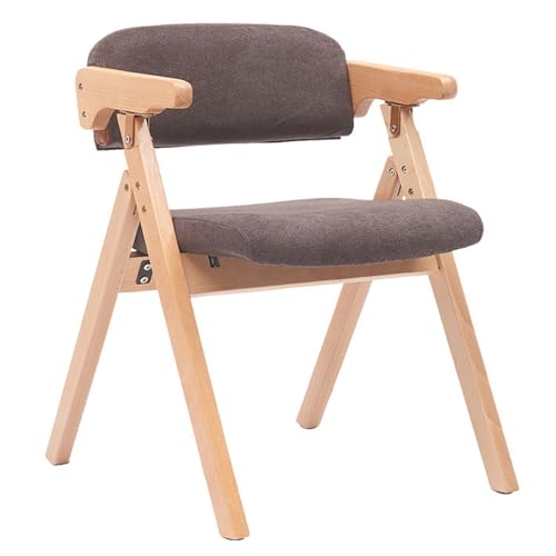 Faltbare tragbare Stühle, gepolsterter Esszimmerstuhl aus Holz mit gepolsterter Sitzfläche, weiche Rückenlehne, stapelbares Design für Restaurants, Cafés und Partys Faltbare tragbare Stühle, gepolsterter Esszimmerstuhl aus Holz mit gepolsterter Sitzfläche, weiche Rückenlehne, stapelbares Design für Restaurants, Cafés und Partys von Generisch