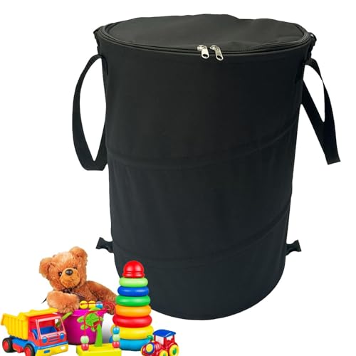 Faltbarer Camping Mülleimer - 37L Outdoor Müllbehälter | Müllsackständer Für Wohnmobil | Tragbarer Gartenabfallsack | Laubbehälter | Gartenabfallbeutel | Multifunktional Lagereimer Für Camping, Rasen von Generisch