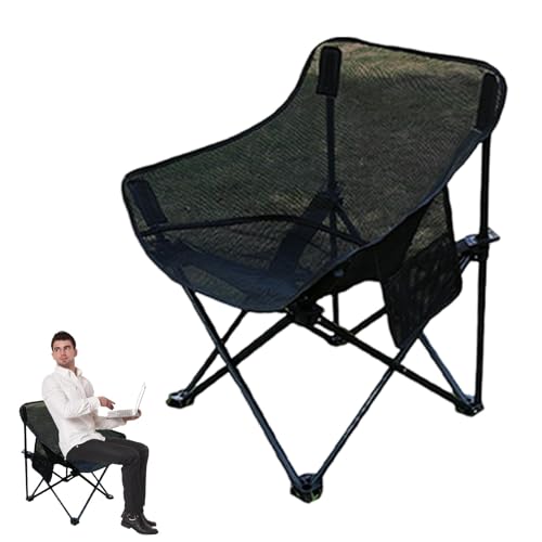 Faltbarer Campingstuhl | Faltbarer tragbarer Sportstuhl – Outdoor-Zubehör mit verbreiterten Oberflächen für Reisen, Picknick, Wandern, Rucksackreisen Faltbarer Campingstuhl | Faltbarer tragbarer Sportstuhl – Outdoor-Zubehör mit verbreiterten Oberflächen für Reisen, Picknick, Wandern, Rucksackreisen von Generisch
