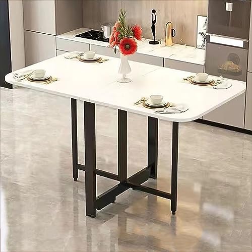 Faltbarer Drop Leaf Esstisch - Erweiterbar Holz Küchentisch Platzsparend Multifunktionsmöbel 3-in-1-Design für Küche & Wohnzimmer Einfach zu Verstauen von Generisch