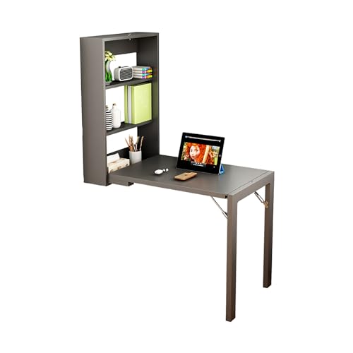 Faltbarer Esstisch – Wandmontierter Klapptisch mit Ablagen, robustes Design für Küche und Esszimmer, vielseitiger wandelbarer Tisch Faltbarer Esstisch – Wandmontierter Klapptisch mit Ablagen, robustes Design für Küche und Esszimmer, vielseitiger wandelbarer Tisch von Generisch
