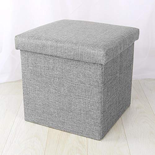 Faltbarer Fußhocker mit Stauraum, strapazierfähig, 159 kg Kapazität, platzsparendes Design für Zuhause, Büro und Outdoor, vielseitige Fußstütze und Nizer, ideal für kleine Räume von Generisch