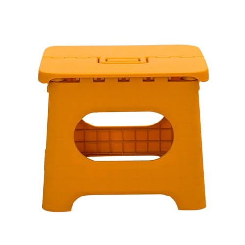 Faltbarer Klapphocker Faltbar Klapphocker mit Griff Angelstuhl Faltbarer Angelstuhl Tragbarer Hocker Leicht und Robust Campinghocker für Outdoor-Aktivitäten Einfach zu tragen von Generisch