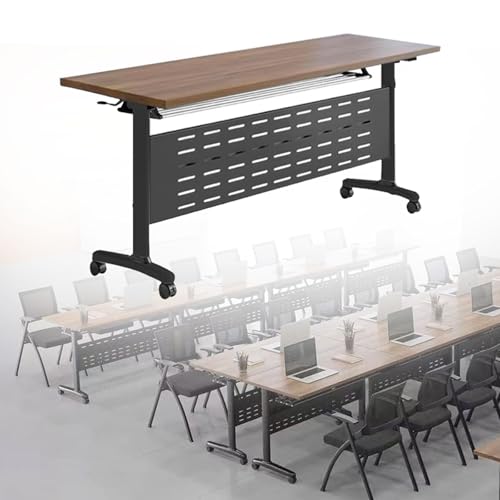 Faltbarer Konferenztisch 6er Set mit Flip Top Mobiler Trainingstisch auf Rollen Moderner Industrie Klapptisch für Meetings und Seminare Faltbarer Konferenztisch 6er Set mit Flip Top Mobiler Trainingstisch auf Rollen Moderner Industrie Klapptisch für Meetings und Seminare von Generisch